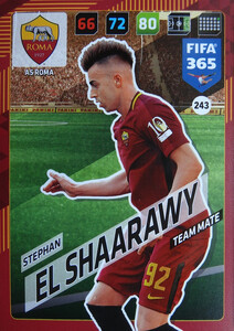 2018 FIFA 365 TEAM MATE Stephan El Shaarawy #243