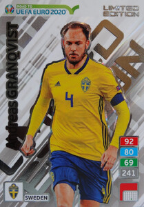 ROAD TO EURO 2020 LIMITED Andreas Granqvist