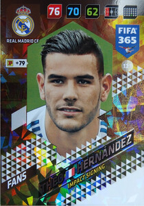 2018 FIFA 365 IMPACT SIGNING Theo Hernández #121