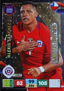 ROAD TO RUSSIA 2018 LIMITED 	Alexis Sanchez