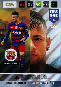 FIFA 365 2017 EXTRA GAME CHANGER Neymar Jr #436