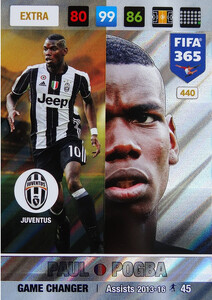 FIFA 365 2017 EXTRA GAME CHANGER Paul Pogba #440