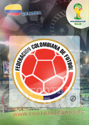 WORLD CUP BRASIL 2014 CLUB BADGE LOGO Colombia #76