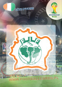 WORLD CUP BRASIL 2014 CLUB BADGE LOGO Wybrzeże Kości Słoniowej #94