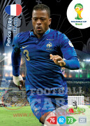 WORLD CUP BRASIL 2014 TEAM MATE Patrice Evra #159