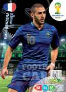 WORLD CUP BRASIL 2014 TEAM MATE Karim Benzema #168