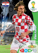 WORLD CUP BRASIL 2014 STAR PLAYER Luka Modrić #197