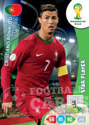 WORLD CUP BRASIL 2014 STAR PLAYER Cristiano Ronaldo #277