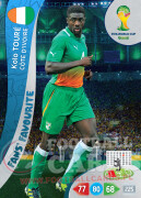  WORLD CUP BRASIL 2014 FAN'S FAVOURITE Kolo Touré #333