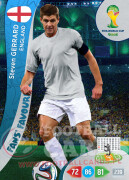 WORLD CUP BRASIL 2014 FAN'S FAVOURITE Steven Gerrard #336