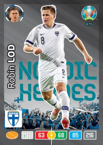 EURO 2020 NORDIC HEROES Robin Lod 475
