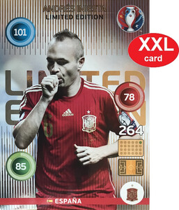 EURO 2016 LIMITED XXL Andres Iniesta