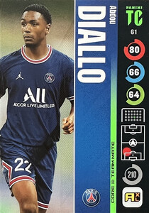 Top Class 2022 Paris Saint-Germain TEAM MATE Abdou Diallo #61