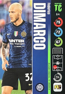 Top Class 2022 FC Internazionale Milano TEAM MATE Federico Dimarco #64