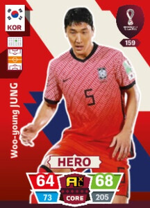 FIFA World Cup Qatar 2022 CORE Woo-young Jung #159
