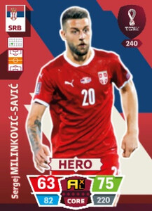 FIFA World Cup Qatar 2022 CORE Milinković-Savić #240