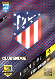 2024 FIFA 365 LOGO CLUB BADGE Atlético de Madrid  #ATM 4