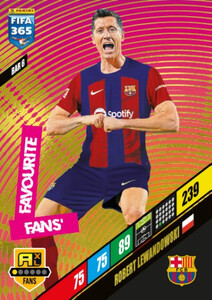 2024 FIFA 365 FC Barcelona FANS Lewandowski #BAR 6