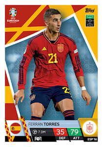 Euro 2024 TEAM SPAIN  Torres - ESP16