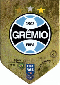 2019 FIFA 365 FANS CLUB BADGE LOGO GREMIO 280