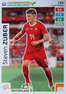 ROAD TO EURO 2020 TEAM MATE  Steven Zuber 195