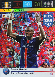 2016 FIFA 365 FANS FAVOURITE Blaise Matuidi #242
