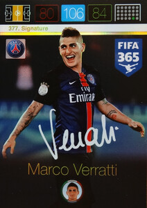 2016 FIFA 365 SIGNATURE Marco Verratti #377