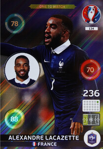 EURO 2016 ONE TO WATCH Alexandre Lacazette  #134
