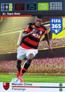 2016 FIFA 365 TEAM MATE FLAMENGO Marcelo Cirino #81