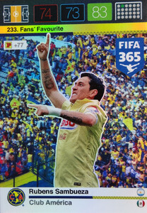 2016 FIFA 365 FANS FAVOURITE Rubens Sambueza #233