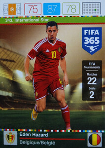 2016 FIFA 365 INTERNATIONAL STAR Eden Hazard #343