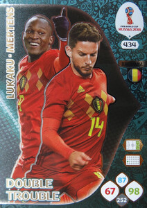 WORLD CUP RUSSIA 2018 DOUBLE TROUBLE BELGIA 434