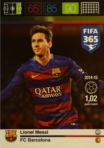 2016 FIFA 365 GOAL MACHINE Lionel Messi #163