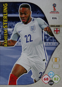 WORLD CUP RUSSIA 2018 ANGLIA TEAM MATE  STERLING 106