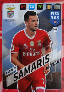 2018 FIFA 365 TEAM MATE Andreas Samaris #308