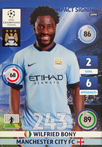 UPDATE CHAMPIONS LEAGUE® 2014/15 IMPACT SIGNING Wilfried Bony #UE090