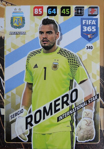 2018 FIFA 365 INTERNATIONAL STAR Sergio Romero #340