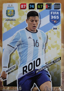 2018 FIFA 365 INTERNATIONAL STAR Marcos Rojo #344