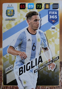 2018 FIFA 365 INTERNATIONAL STAR  Lucas Biglia #345