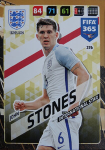 2018 FIFA 365 INTERNATIONAL STAR John Stones #376