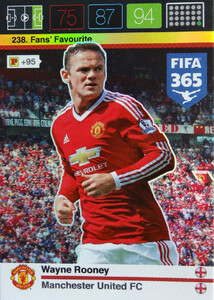 2016 FIFA 365 FANS FAVOURITE Wayne Rooney #238