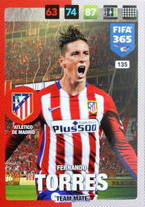 2017 FIFA 365 TEAM MATE Fernando Torres #135