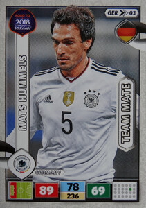 ROAD TO RUSSIA 2018 FIFA TEAM MATE  NIEMCY  HUMMELS 03