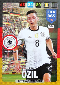 2017 FIFA 365 NATIONAL TEAM 	Mesut Özil #304