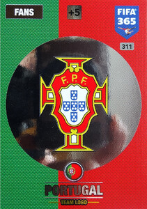 2017 FIFA 365 NATIONAL TEAM LOGO PORTUGALIA #311