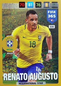 2017 FIFA 365 NATIONAL TEAM Renato Augusto #330