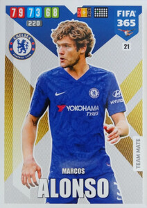 2020 FIFA 365 TEAM MATE Marcos Alonso #21