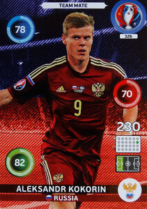 EURO 2016 TEAM MATE  Aleksandr Kokorin #326