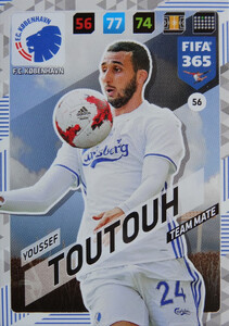 FIFA 365 2018 NORDIC TEAM MATE Youssef Toutouh #56