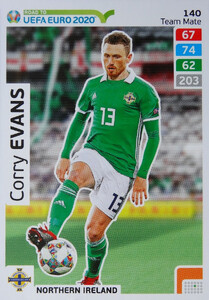 ROAD TO EURO 2020 TEAM MATE Corry Evans 140